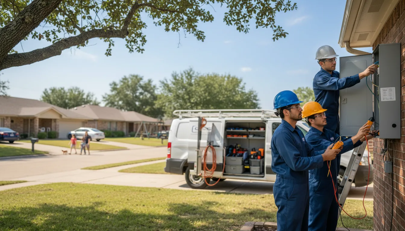 Certified electrician providing emergency electrical services in Eustis, ME